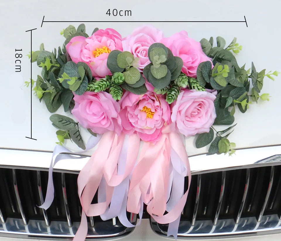 Composition Florale Rose pour Capot chic