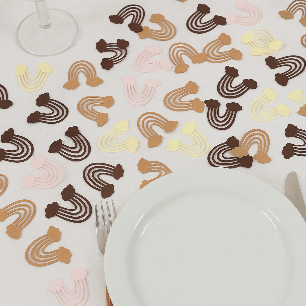 Confettis Anniversaire Arc-en-ciel