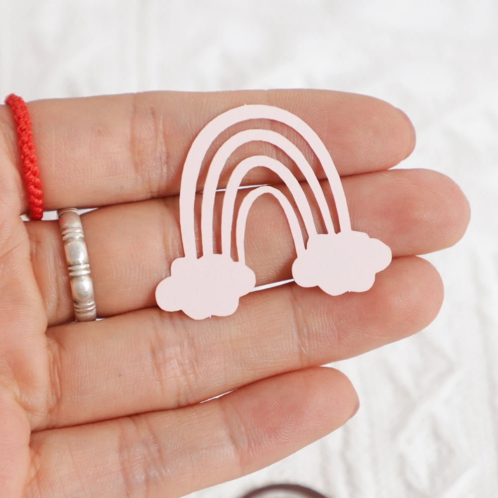 Confettis Anniversaire Arc-en-ciel Blanc