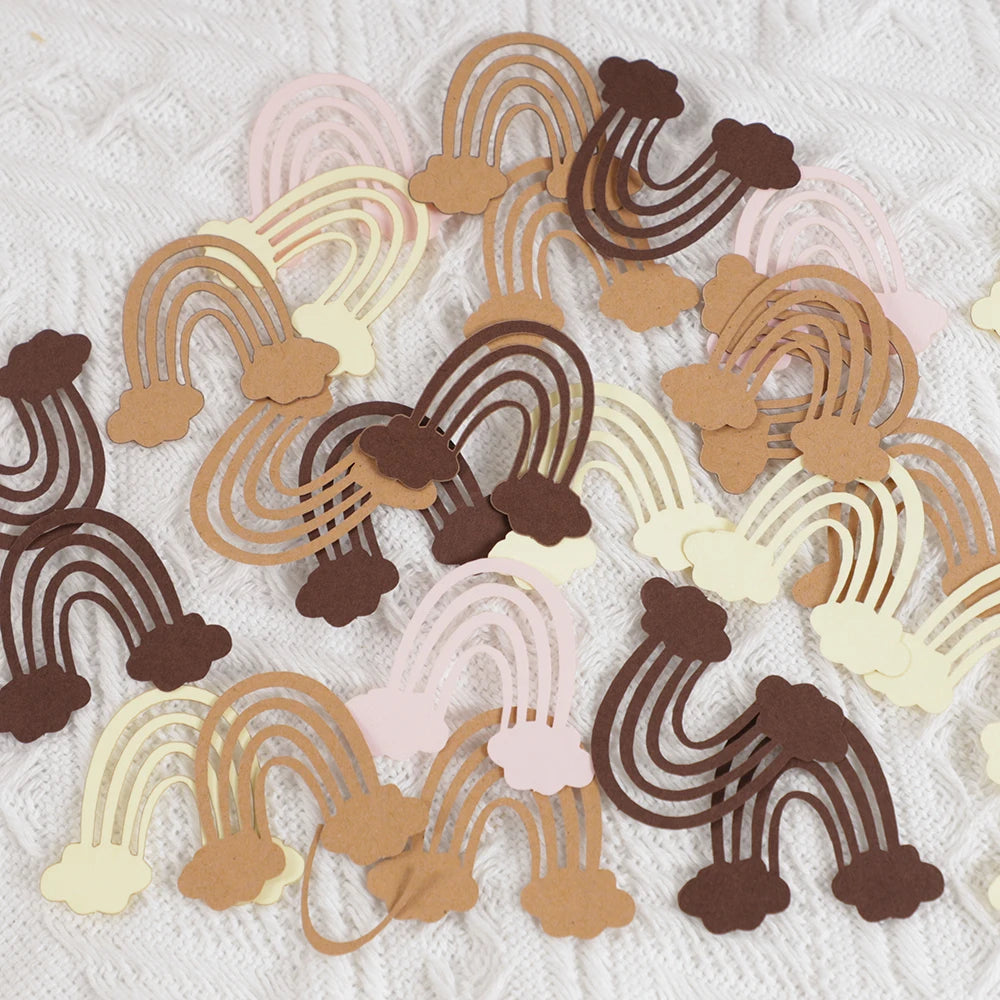 Confettis Anniversaire Arc-en-ciel Design