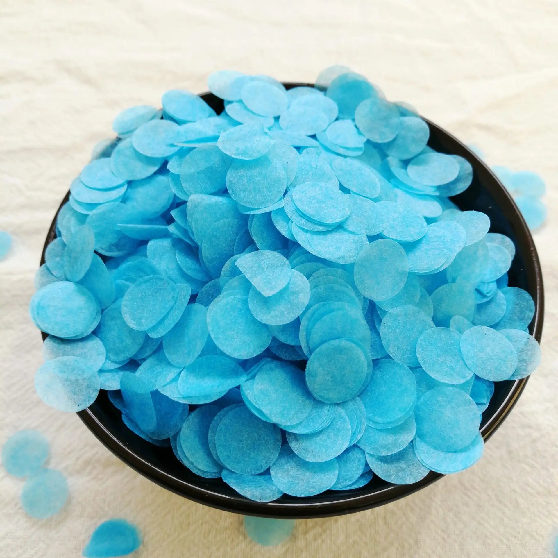 Confettis Biodégradables Bleus Chic