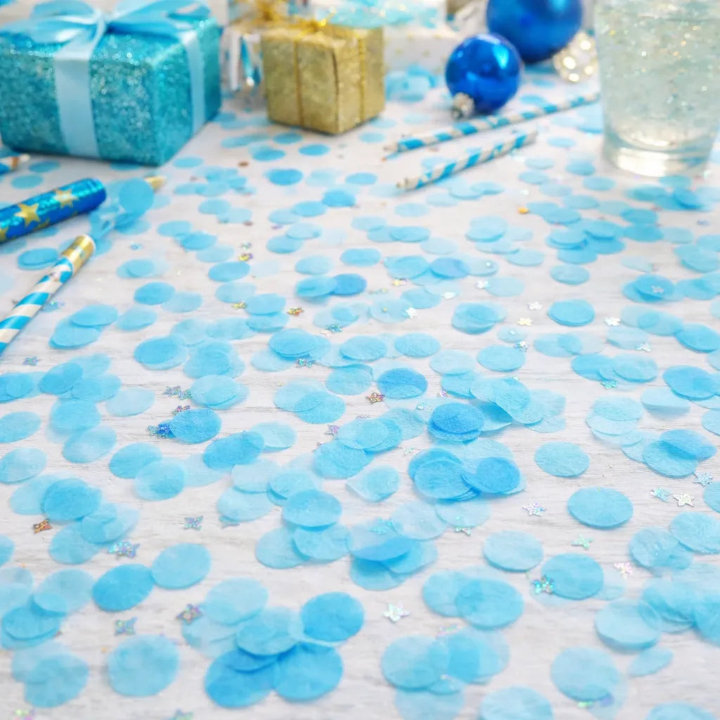 Confettis Biodégradables Bleus Unique