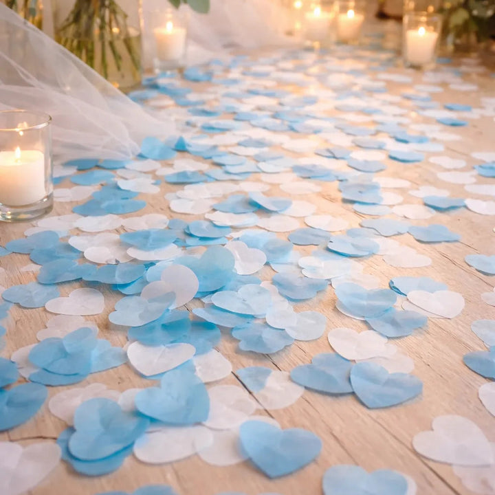 Confettis Cœurs Bleus