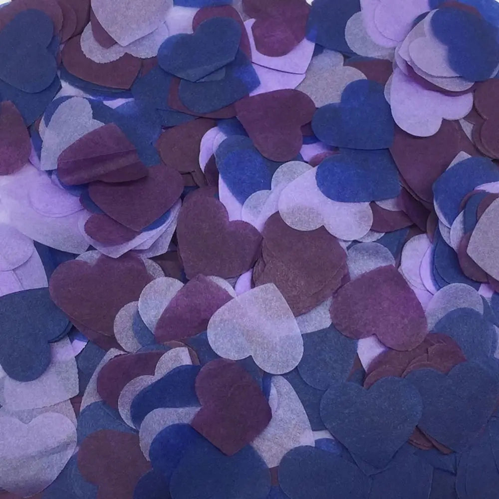 Confettis Cœurs Violets Chic