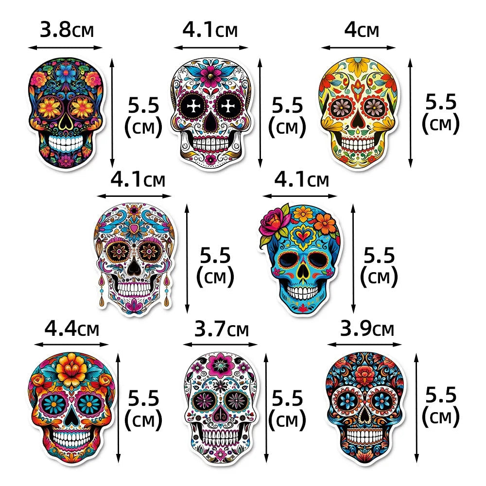 Confettis Crâne Colorés Halloween Résistant