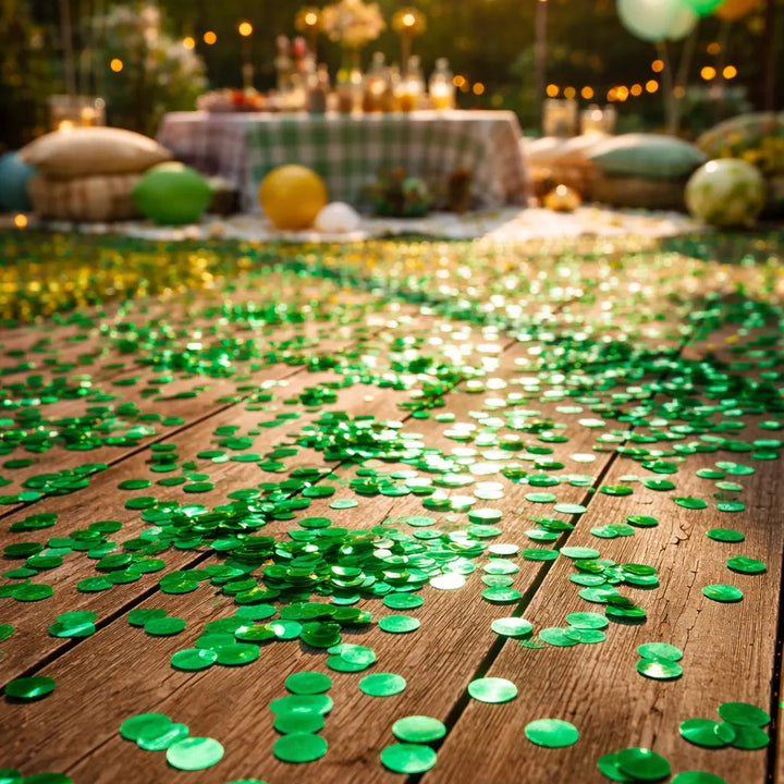 Confettis Déco Verts