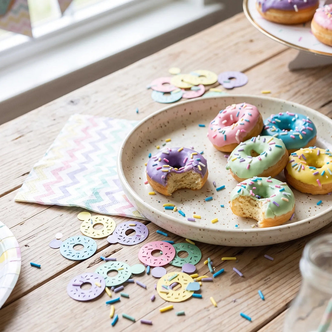 Confettis Donut Pastel Festifs