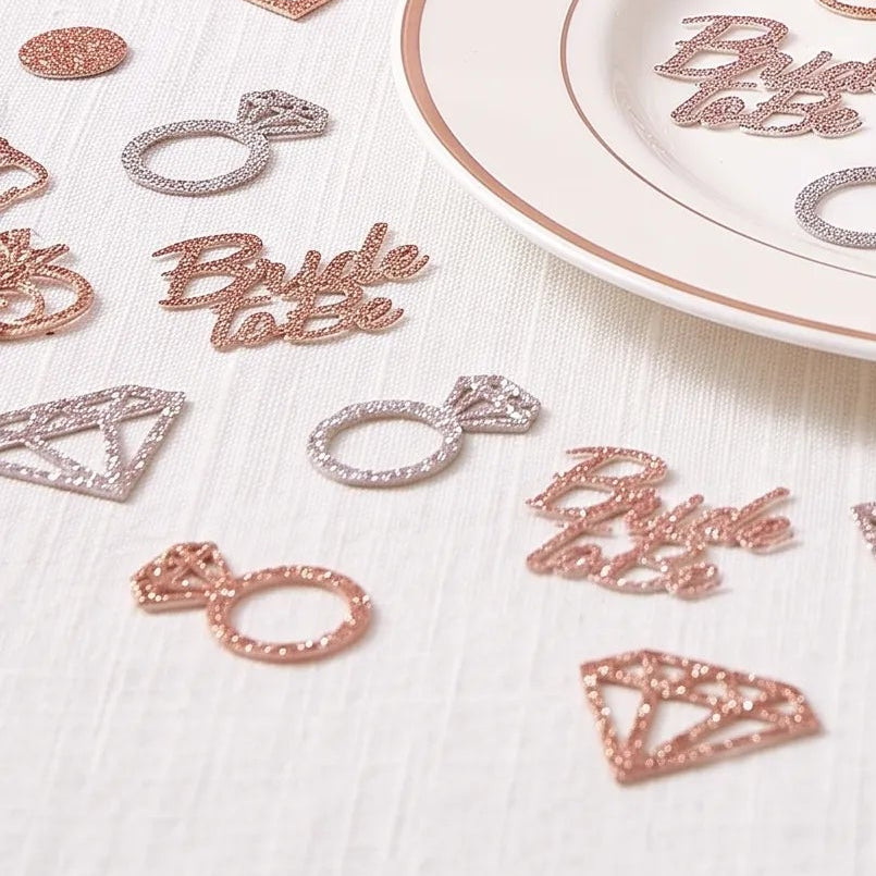 Confettis EVJF Rose Gold Festifs