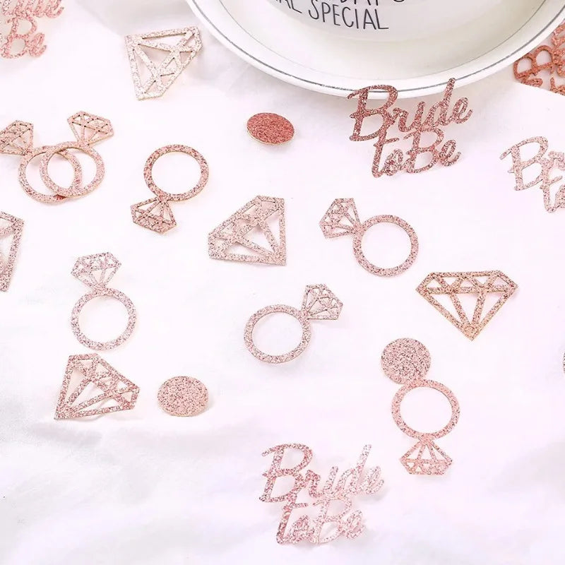 Confettis EVJF Rose Gold chic