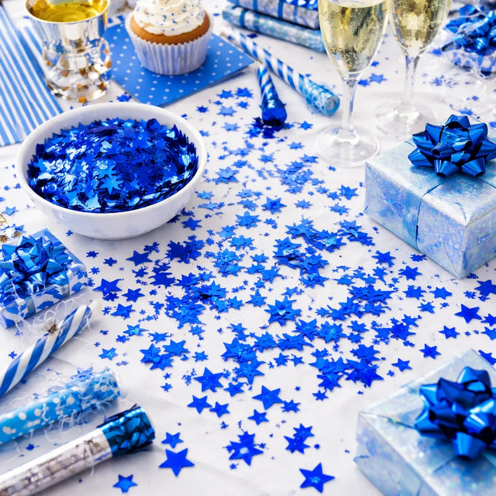 Confettis Etoiles Bleus