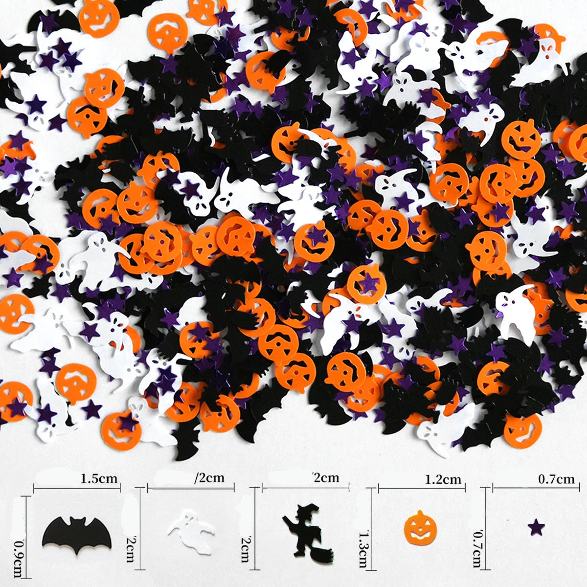 Confettis Motifs Halloween Chic