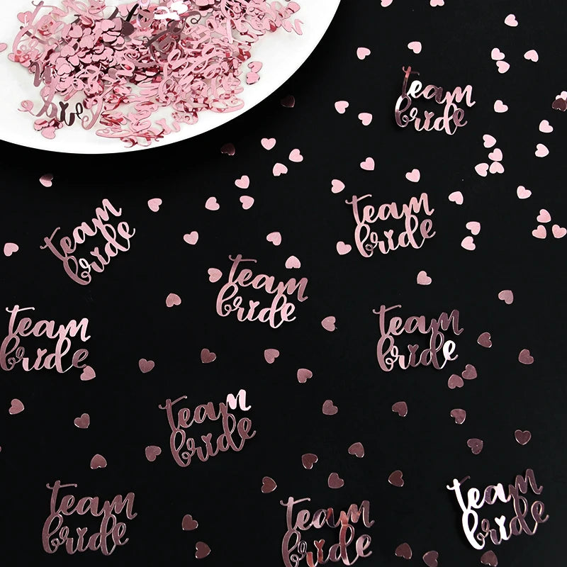 Confettis Team Bride