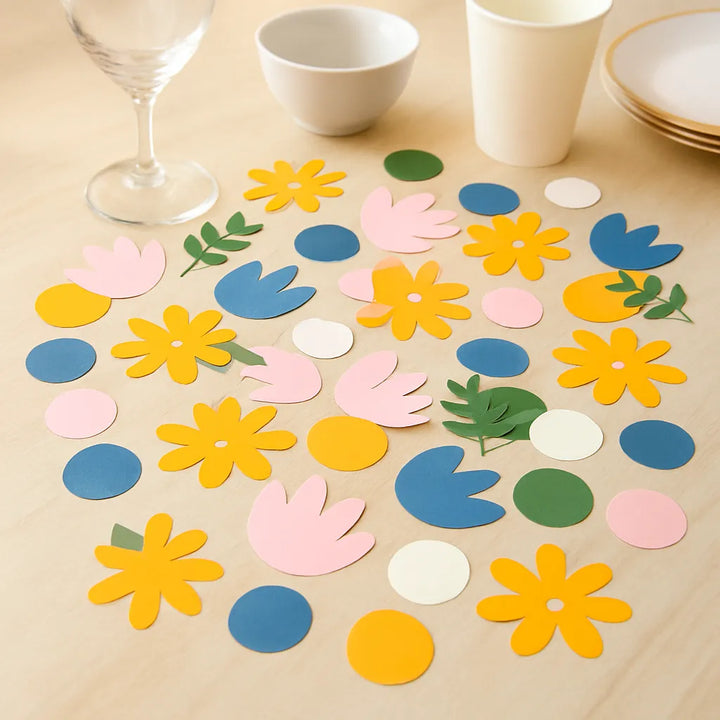 Confettis de Fleurs Colorées