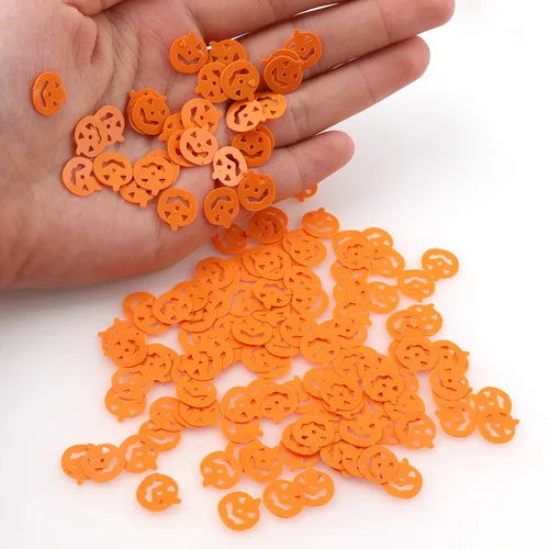 Confettis de Table Citrouilles Halloween Festive