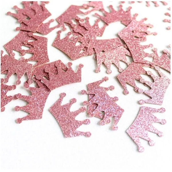 Confettis de Table Couronne Rose Gold Design