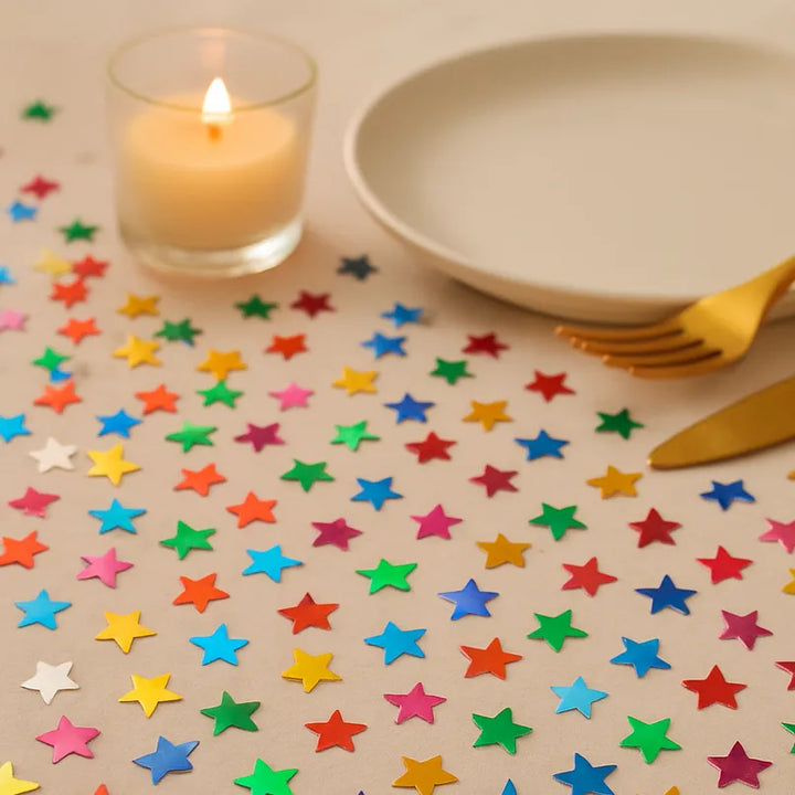 Confettis de Table Etoiles Multicolores