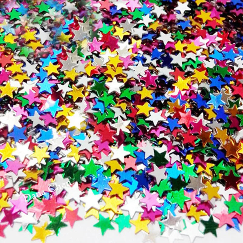 Confettis de Table Etoiles Multicolores