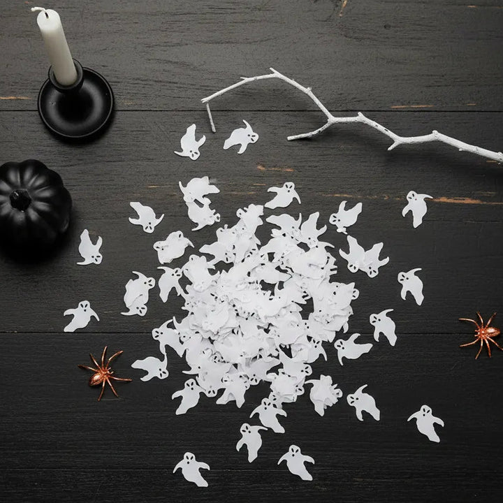 Confettis de Table Fantôme Blanc