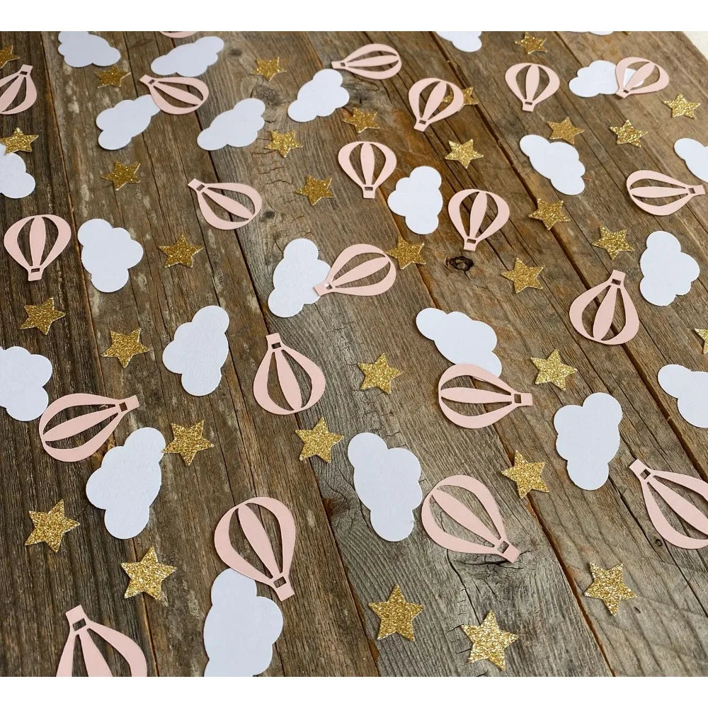 Confettis de Table Montgolfière Design