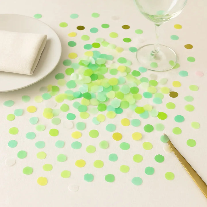 Confettis de Table Verts