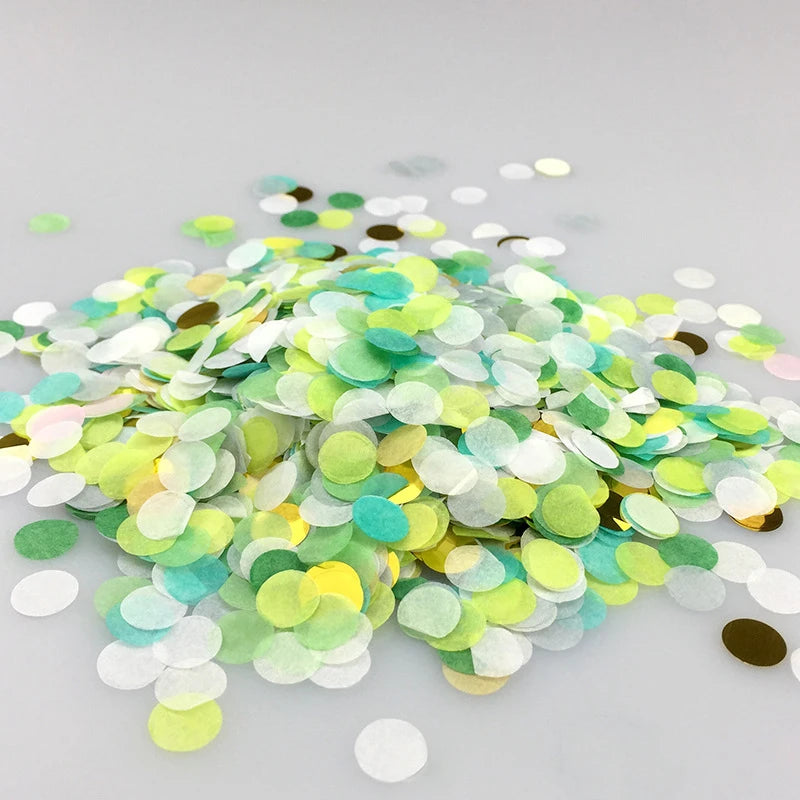 Confettis de Table Verts