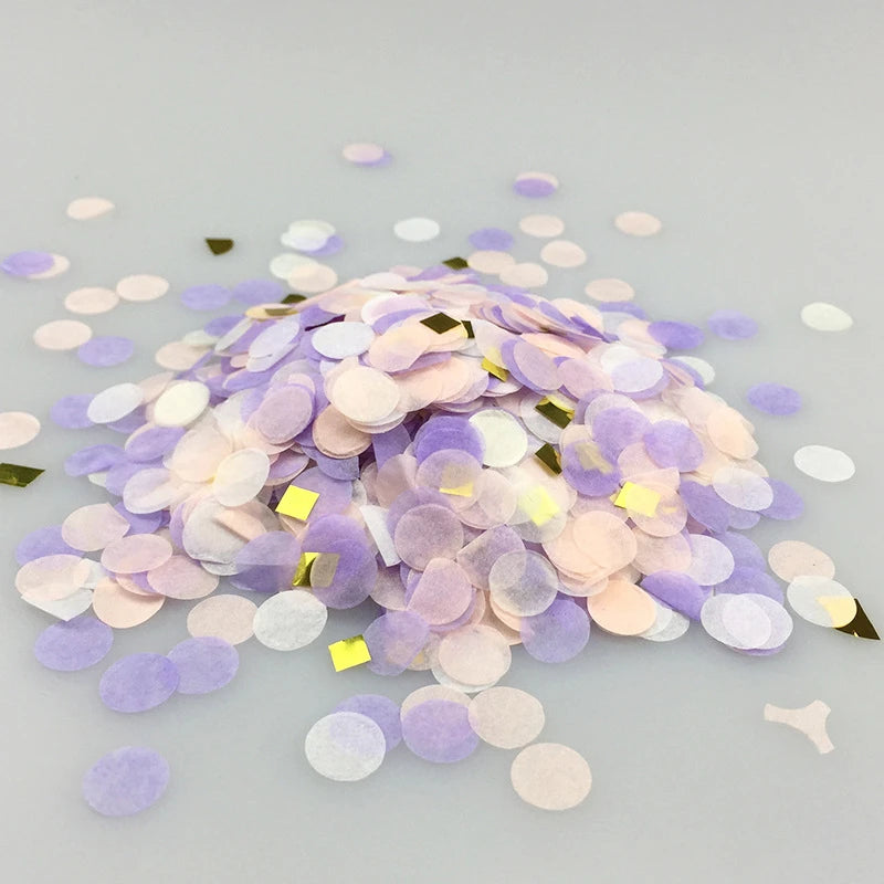 Confettis de Table aux Tons Violets