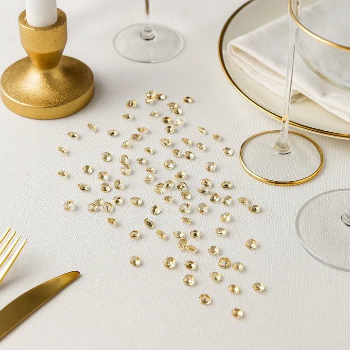 Confettis en Cristal Acrylique Doré