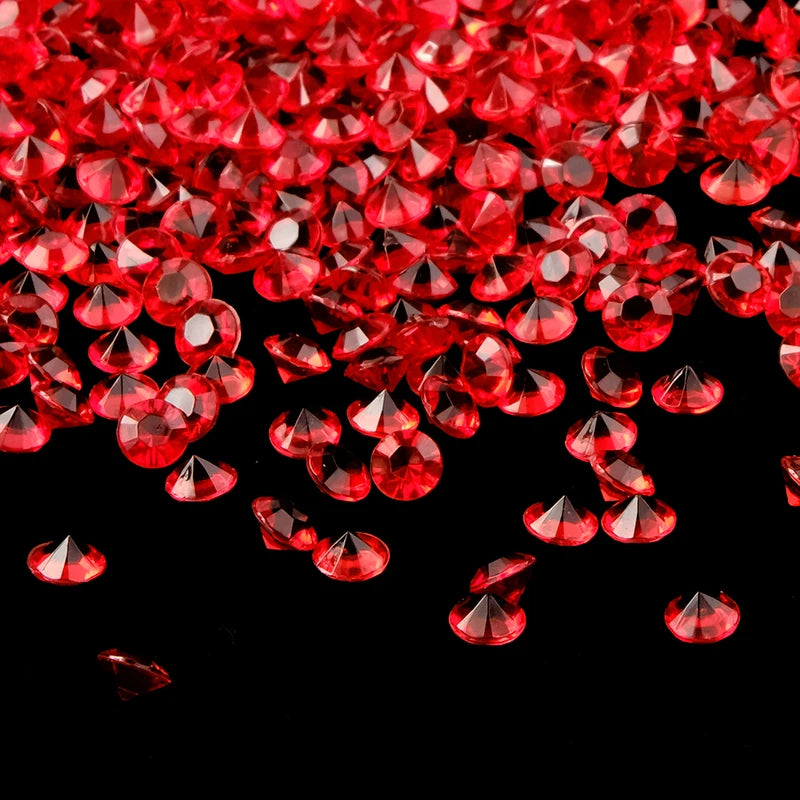 Confettis en Cristal Acrylique Rouge Original