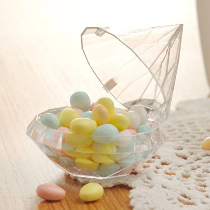 Contenant à Dragées Diamant chic