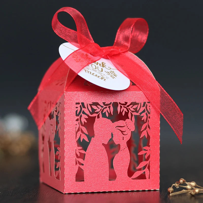 Contenant à Dragées Romantique Mariage Unique