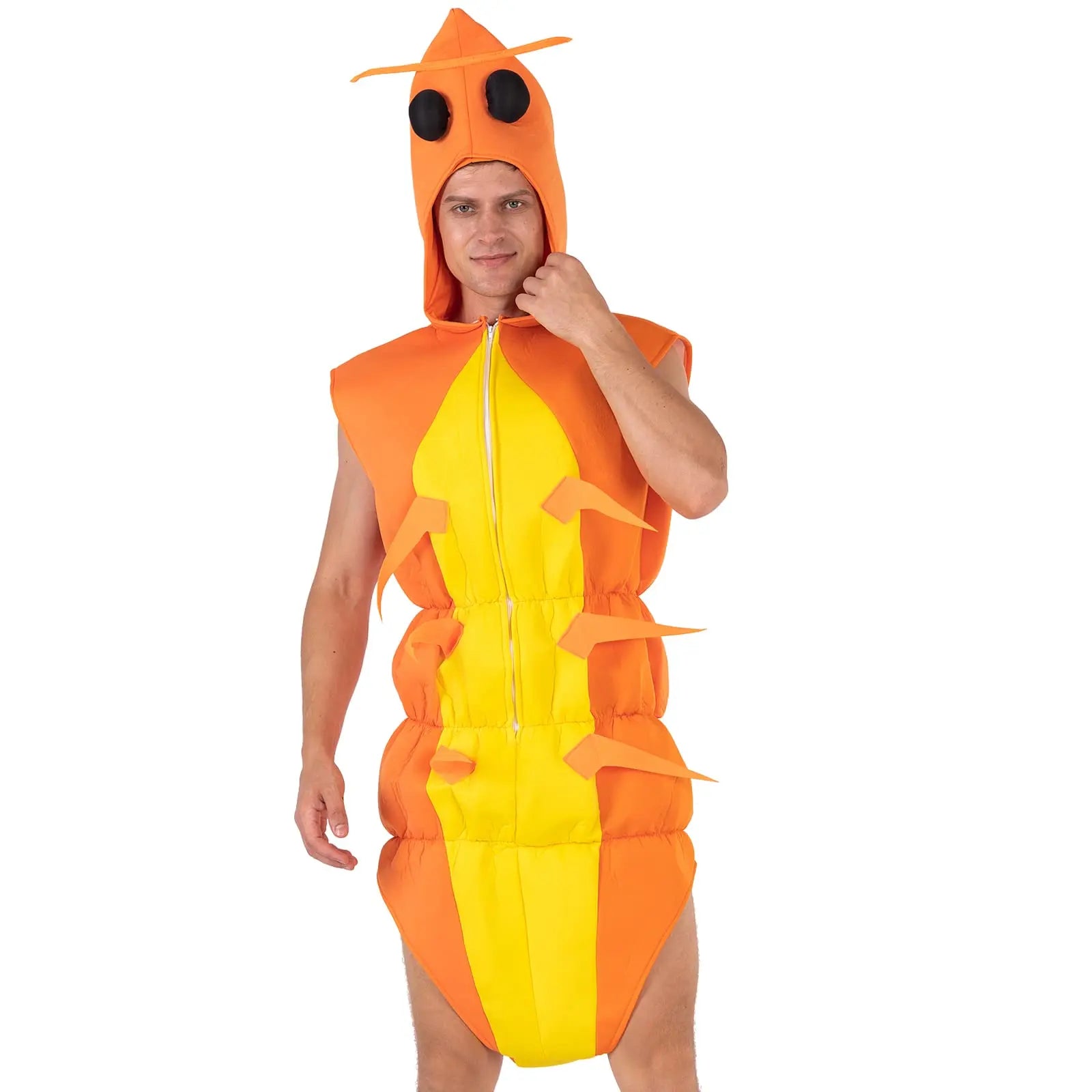 Costume Adulte Crevette Orange
