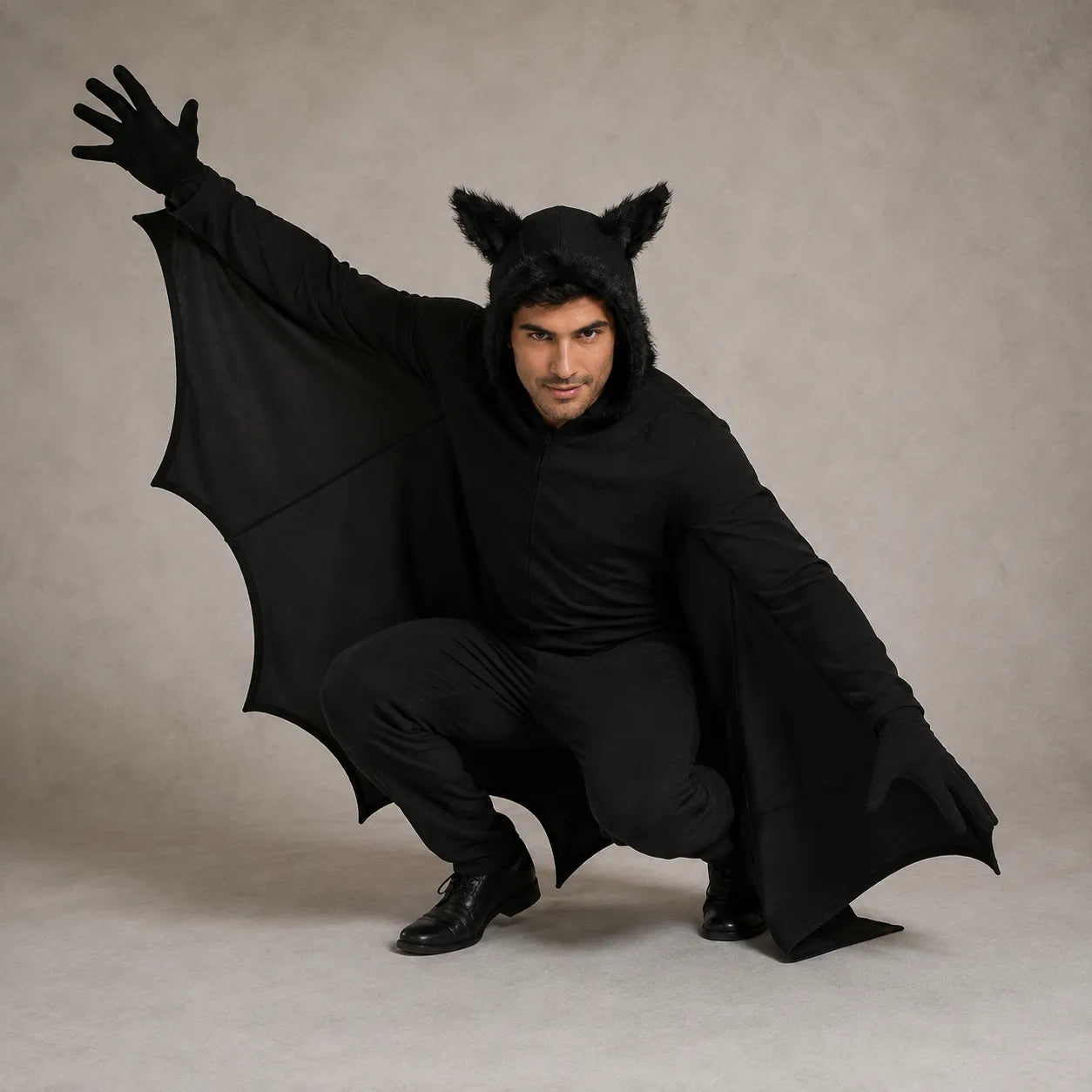 Costume Chauve-Souris Homme Noir Design