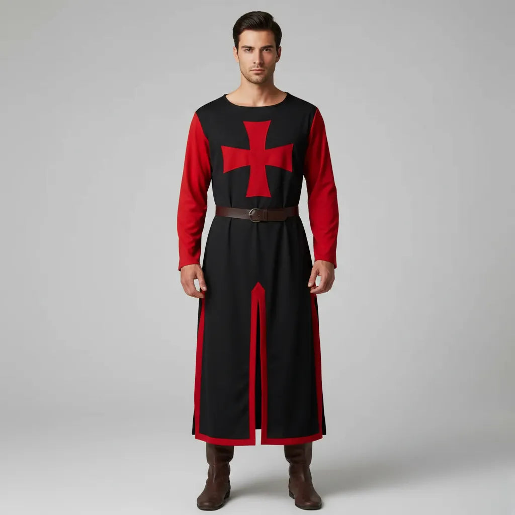 Costume Chevalier Templier Noir