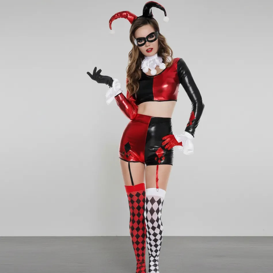 Costume Clown Arlequin Sexy Femme