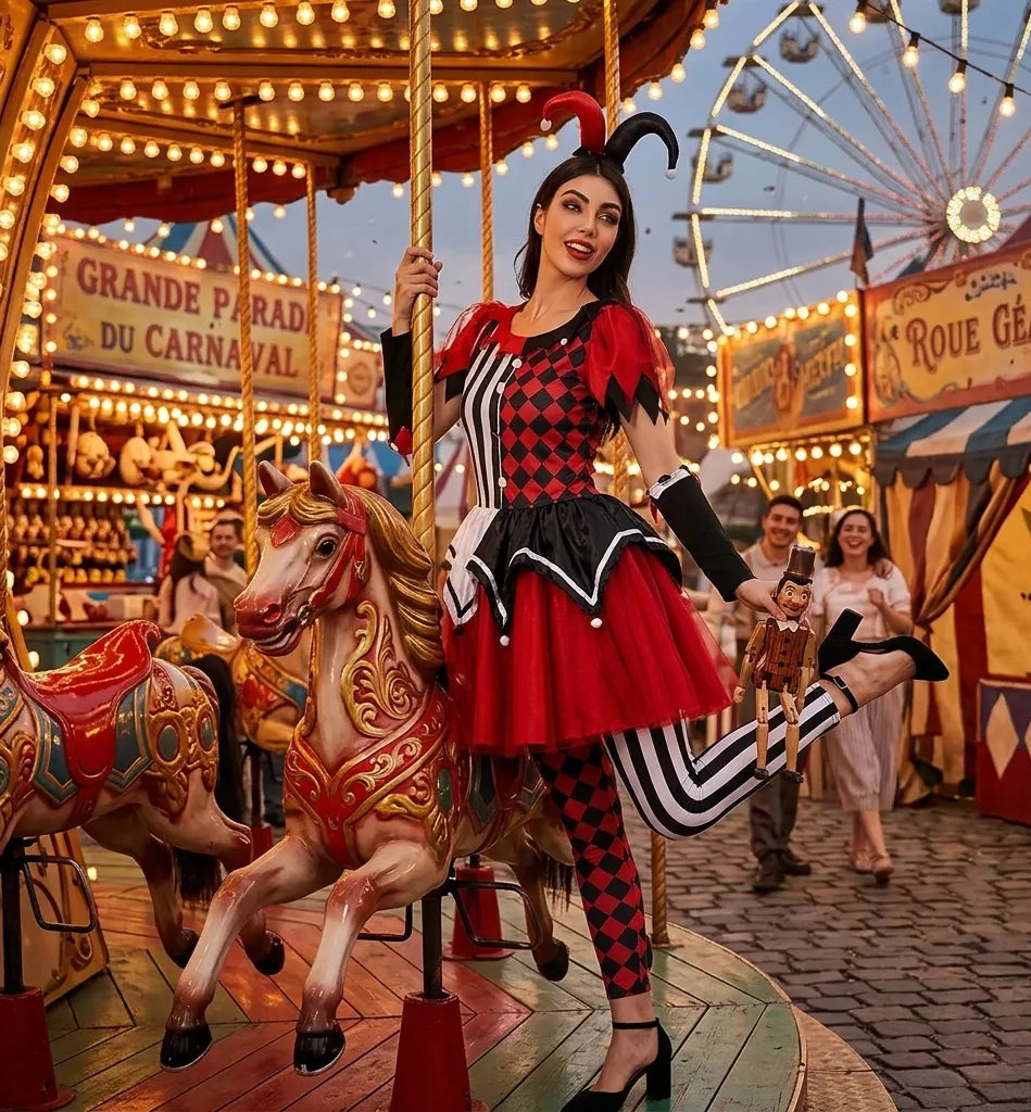 Costume Clown Femme Design Original