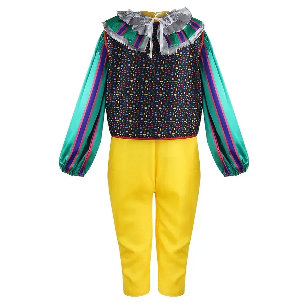 Costume Clown Maléfique Vintage Enfant fluide