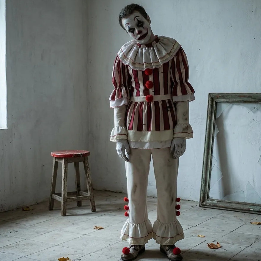 Costume Clown Rétro Halloween Unique