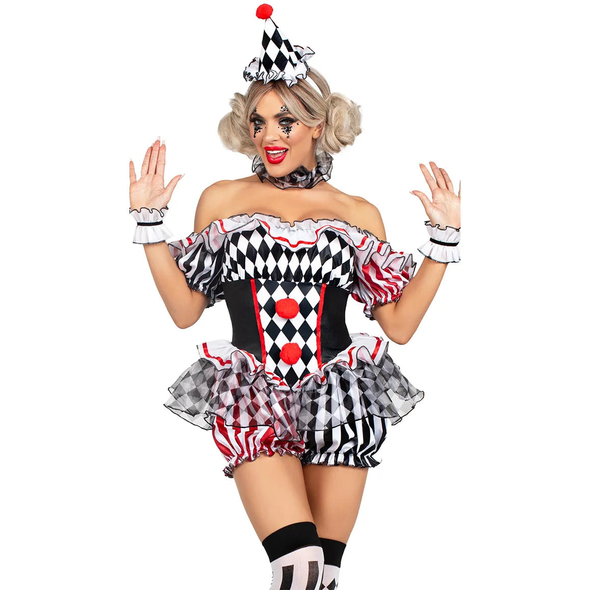 Costume Clown Sexy Femme Devant