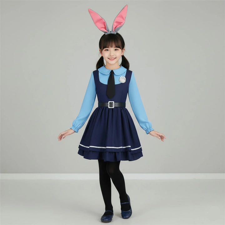 Costume Cosplay Police Fille