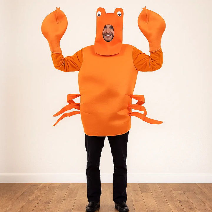 Costume Crabe Orange Adulte