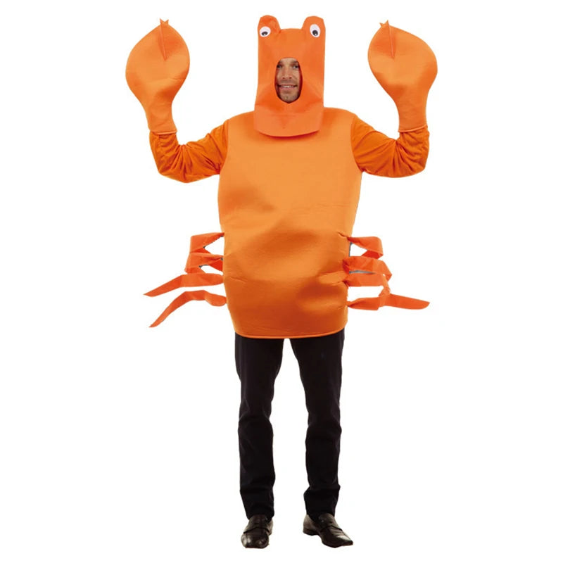 Costume Crabe Orange Adulte Design