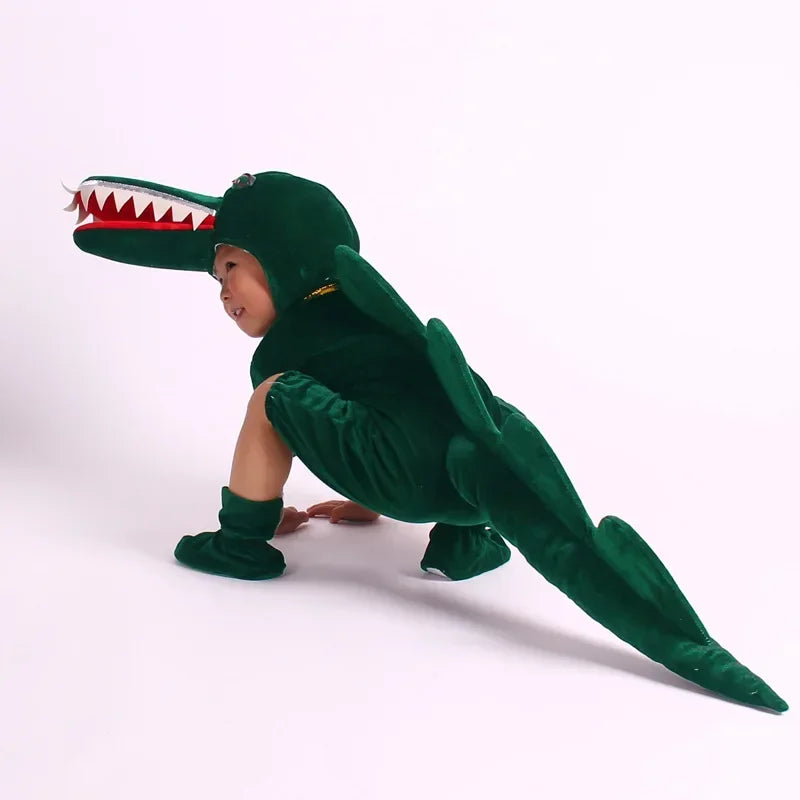 Costume Crocodile Vert Foncé Stylé