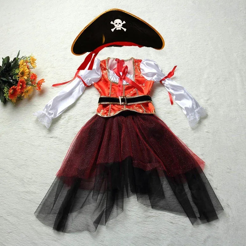 Costume De Carnaval Pirate Fille stylé