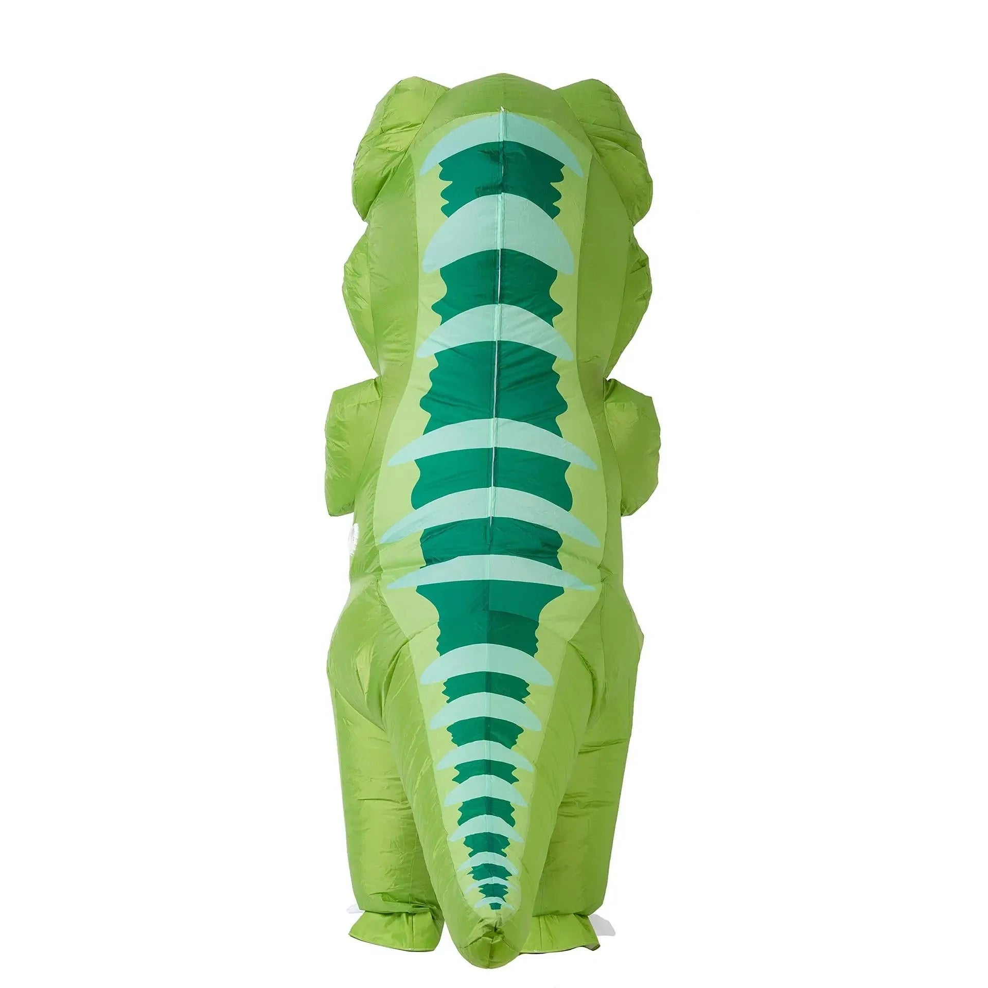 Costume Dinosaure Gonflable Vert Adulte Dos