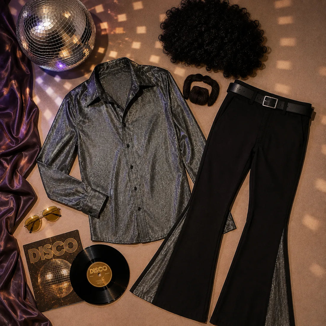 Costume Disco Homme Vintage chic