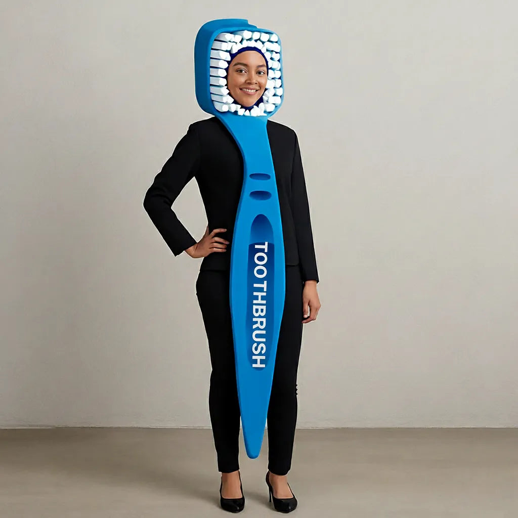 Costume Drôle Brosse À Dents
