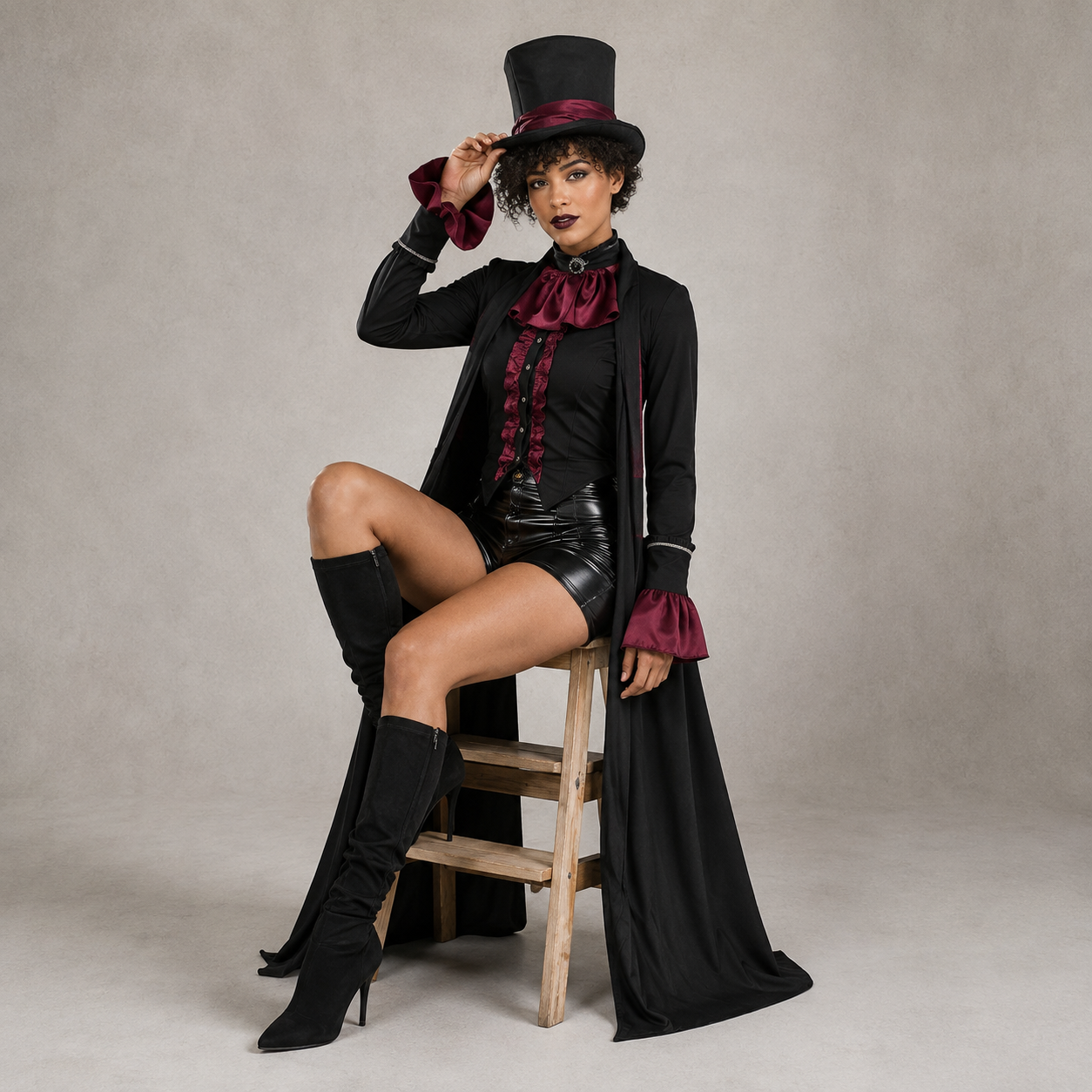 Costume Elégant Vampire Pour Femme Gothique
