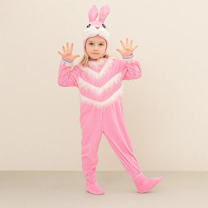 Costume Lapin Rose Enfant