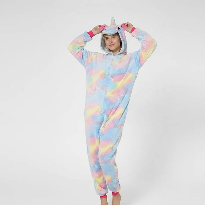 Costume Licorne Adulte Douillet Coloré