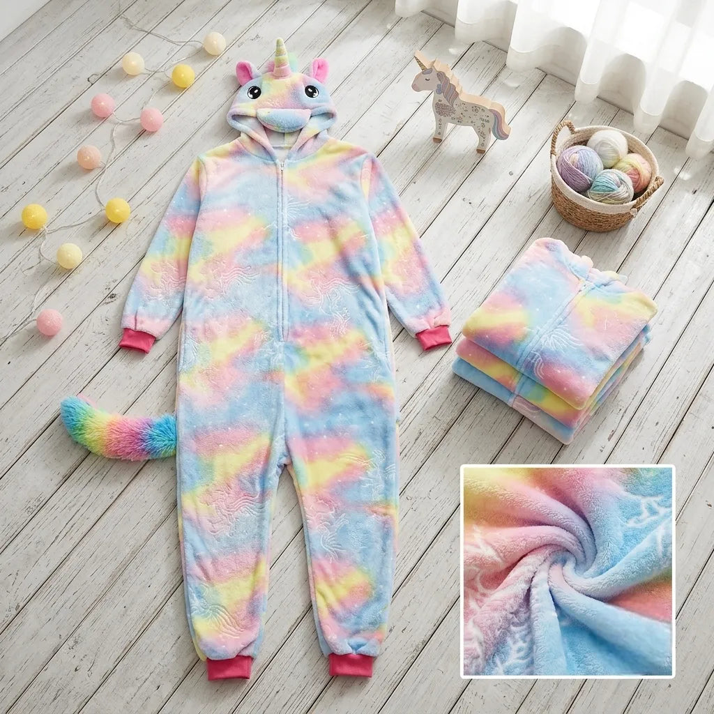 Costume Licorne Adulte Douillet Unique
